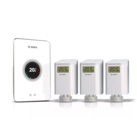 BOSCH EasyControl CT200 (balts) + 3 Smart Radiator termostati – viedais apkures regulators (7736701393)